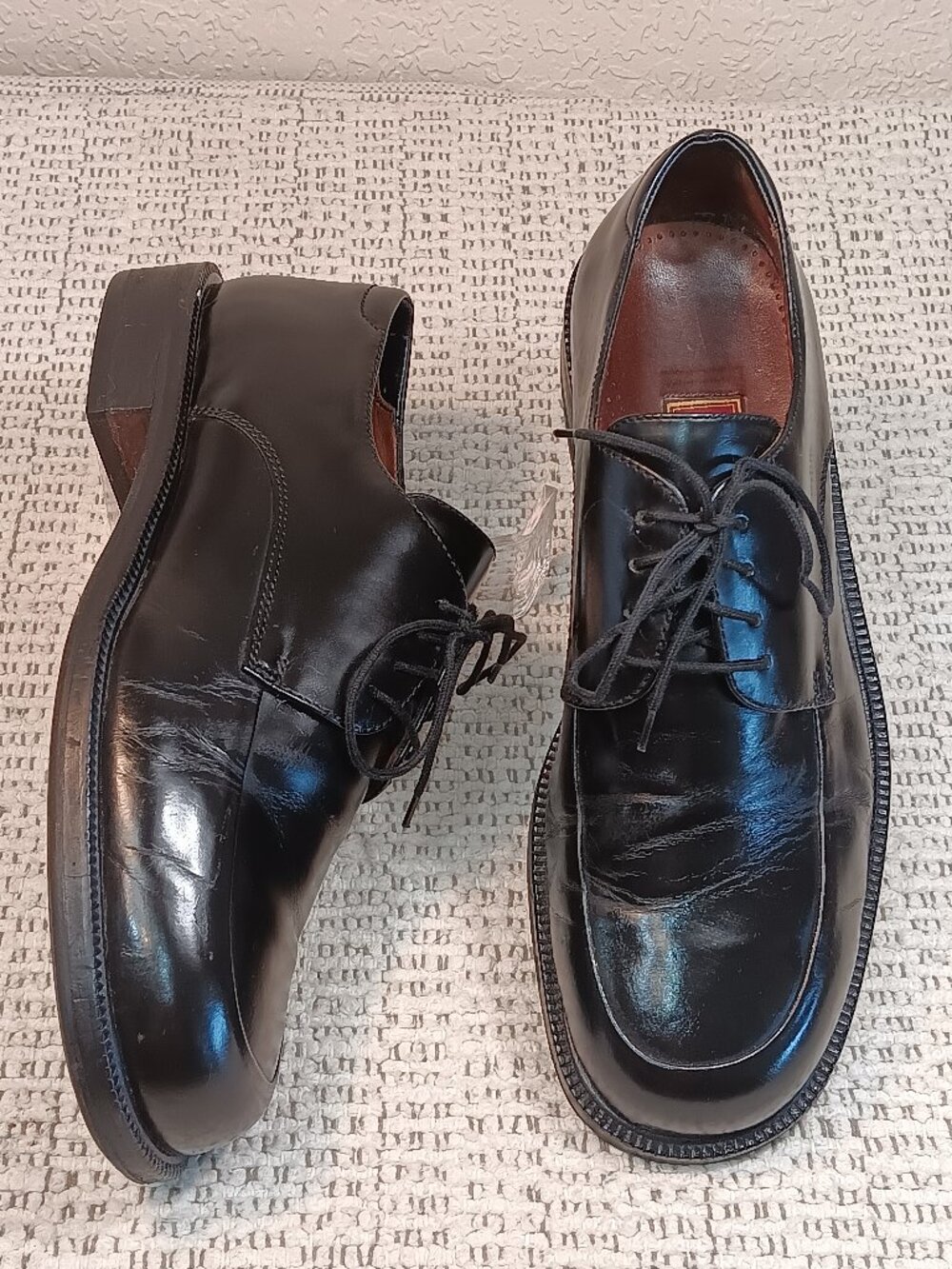 Cole Haan City Men's Black Leather Lace Up Business Dress Derby Shoes sz 9 D